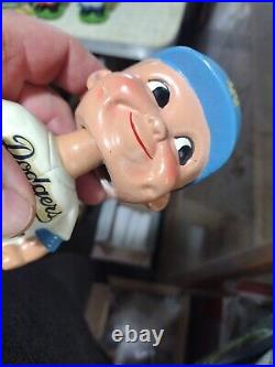 Los Angeles Nodder Bobble Bobbing Head Bobbin Early 1962 Green Baseball