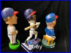 Lot (3) Maddux, Cox, Heyward Bobble Head Atlanta Braves Commemorative & Forever