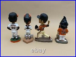 Lot Of 4 San Francisco Giants Baseball Bobble Heads Posey, Wilson, Vogelsong +