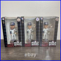 Lot of 3 Chicago Cubs 2016 World Series Champions Bobbleheads FOCO Bryant Rizzo