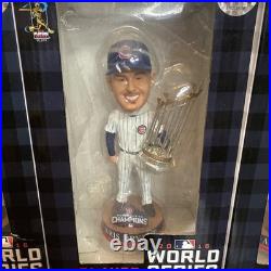 Lot of 3 Chicago Cubs 2016 World Series Champions Bobbleheads FOCO Bryant Rizzo