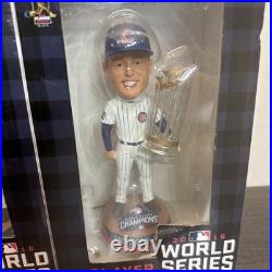 Lot of 3 Chicago Cubs 2016 World Series Champions Bobbleheads FOCO Bryant Rizzo
