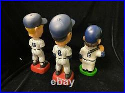 Lot of (3) Yogi Berra, Whitey Ford & Al Kaline HOF Baseball Bobble Heads