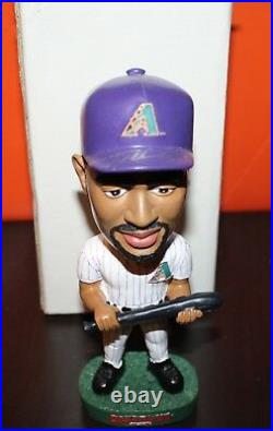 Lot of (4) 2001 Signed AZ Diamondbacks SGA Bobbleheads + Bonus Bobblehead