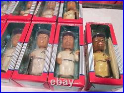 Lot of 9 2001 World Series Arizona Diamondbacks Hand Painted Bobbleheads