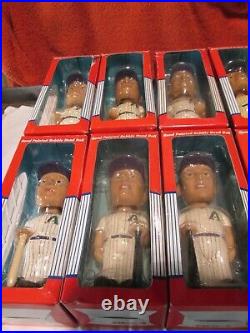 Lot of 9 2001 World Series Arizona Diamondbacks Hand Painted Bobbleheads