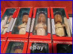 Lot of 9 2001 World Series Arizona Diamondbacks Hand Painted Bobbleheads