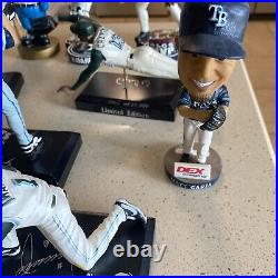 Lot of Bobble Head & Limited Edition Bobble Dobbies Tampa Bay Rays Free Shipping