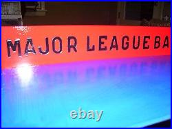 MAJOR LEAGUE BASEBALL Bobble heads display case shipped dis-assembled