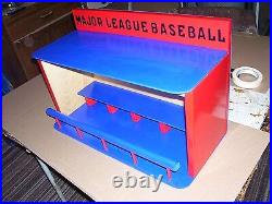 MAJOR LEAGUE BASEBALL Bobble heads display case shipped dis-assembled