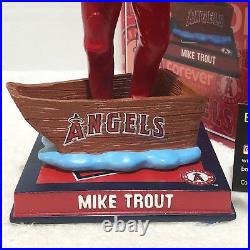 MIKE TROUT Los Angeles Angels Bobble of the Month Fishing Bobble Head