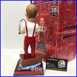 MIKE TROUT Los Angeles Angels Bobble of the Month Fishing Bobble Head