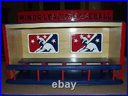 MINOR LEAGUE BASEBALL Bobble heads display case Handcrafted Pinewood Batter