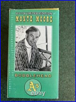 MONTE MOORE OAKLAND A'S 1970's ANNOUNCER BASEBALL BOBBLE HEAD