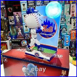 MR MET New York Mets Action Pose Light Up Lamp Baseball MLB Mascot Bobblehead