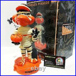 MUMMY BIRD Baltimore Orioles Mascot 2015 October Bobble of The Month Bobble Head