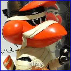 MUMMY BIRD Baltimore Orioles Mascot 2015 October Bobble of The Month Bobble Head