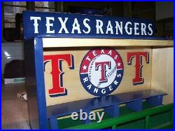 Marcus Semien Texas Rangers Bobble Head Display Case shipped dis-assembled