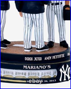 Mariano Rivera Derek Jeter Andy Pettitte Mariano Rivera's Final Game Bobblehead
