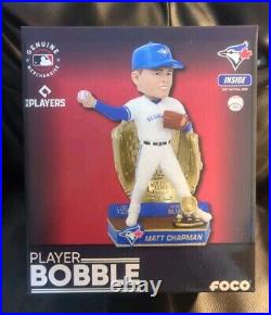 Matt Chapman Toronto Blue Jays 2023 Gold Glove FOCO 8 Bobblehead NIB 1/123