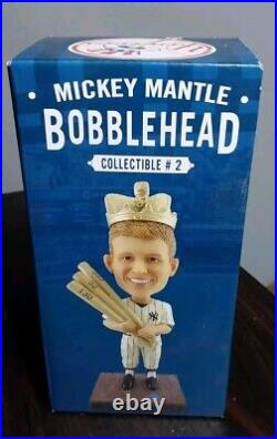 Mickey Mantle Bobblehead 2016 New York Yankees collectible #2 NEVER OPENED