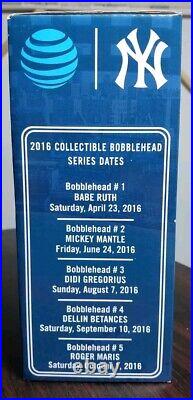 Mickey Mantle Bobblehead 2016 New York Yankees collectible #2 NEVER OPENED