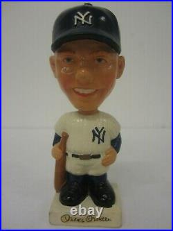 Mickey Mantle New York Yankees 1962 Bobble Head Nodder White Square Base