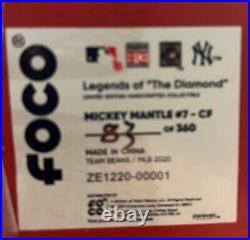 Mickey Mantle New York Yankees Cooperstown HOF 2020 Bobblehead MLB, FOCO #to 360