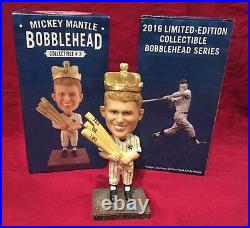 Mickey Mantle SGA 2016 New York Yankees MLB Triple Crown Bobblehead Statue 1956