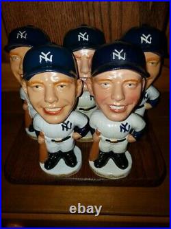 Mickey Mantle Square Round Base Nodder Bobble Head Bobbing Head RESTORED 1962