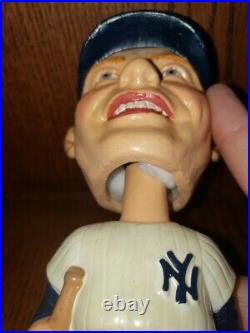 Mickey Mantle Square White Base Nodder Bobble Head Bobbing Head RESTORED 1961