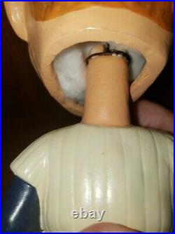 Mickey Mantle Square White Base Nodder Bobble Head Bobbing Head RESTORED 1961