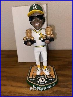 Mike Norris Gold Glove Oakland A's Athletics Bobblehead Signed Auto NEW 1/100