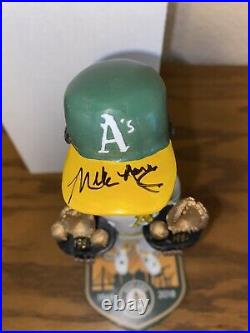 Mike Norris Gold Glove Oakland A's Athletics Bobblehead Signed Auto NEW 1/100