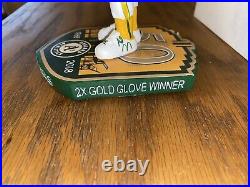 Mike Norris Gold Glove Oakland A's Athletics Bobblehead Signed Auto NEW 1/100