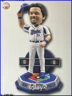 Mike Piazza World Baseball Classic Italy Bobble Bobblehead NEW Mint in Box #/123
