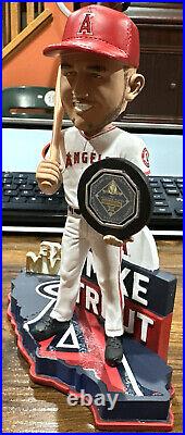 Mike Trout 3x MVP Award Los Angeles Angels Forever Collectibles Bobblehead
