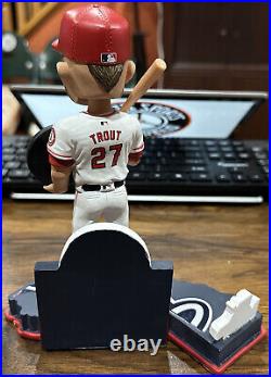 Mike Trout 3x MVP Award Los Angeles Angels Forever Collectibles Bobblehead