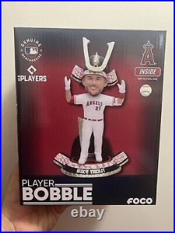 Mike Trout LA Angels Warrior Hat Home Run Celebration Bobblehead FOCO NEW NIB