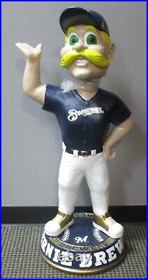 Milwaukee Brewers Bernie Brewer Mascot 3 foot Bobblehead Nodder NIB- MLB 36 in