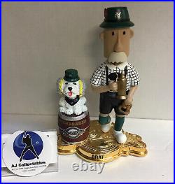 Milwaukee Brewers Brat With Hank The Ballpark Pup Rare 9 in Bobblehead /250