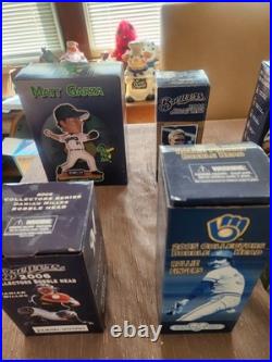 Milwaukee Brewers Lot of 18 Bobbleheads All in Box Various Brewers Players