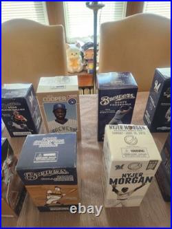 Milwaukee Brewers Lot of 18 Bobbleheads All in Box Various Brewers Players