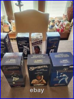 Milwaukee Brewers Lot of 18 Bobbleheads All in Box Various Brewers Players