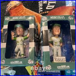 Modesto A's Bobble Head Oakland Lot Of 9