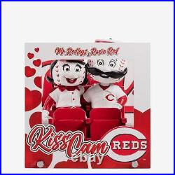 Mr. Redlegs & Rosie Red Cincinnati Reds 2023 Kiss Cam Dual Bobblehead MLB