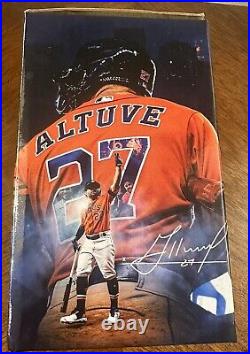 NIB JOSE ALTUVE Bobblehead Astros For Life Rare Season Ticket Holder STH