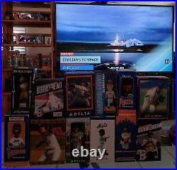 NY Mets bobble head collection in boxes. Lot of 12. 1 bobble legs, 2 gnome, 3 BC