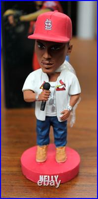 Nelly St. Louis Cardinals Theme Ticket Night Bobblehead withbox SGA 8/6/13 RARE