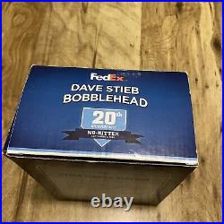 New In Box 2010 Toronto Blue Jays Dave Stieb No Hitter MLB Bobblehead Rare